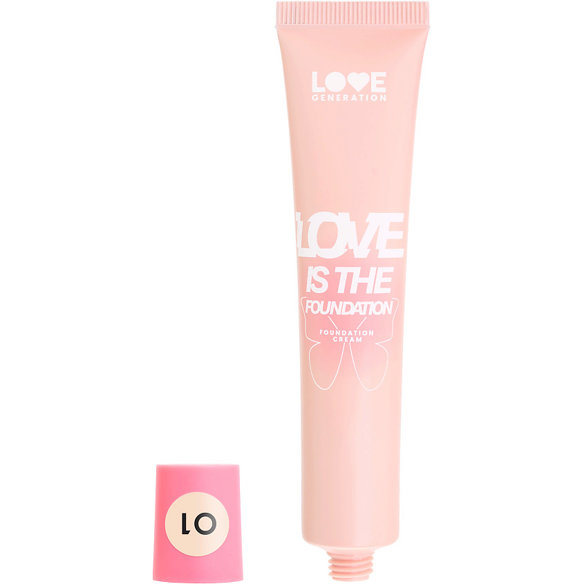 Изображение товара LOVE GENERATION Тональный крем Love is the Foundation, 01 grace ivory - слоновая кость, 30 мл