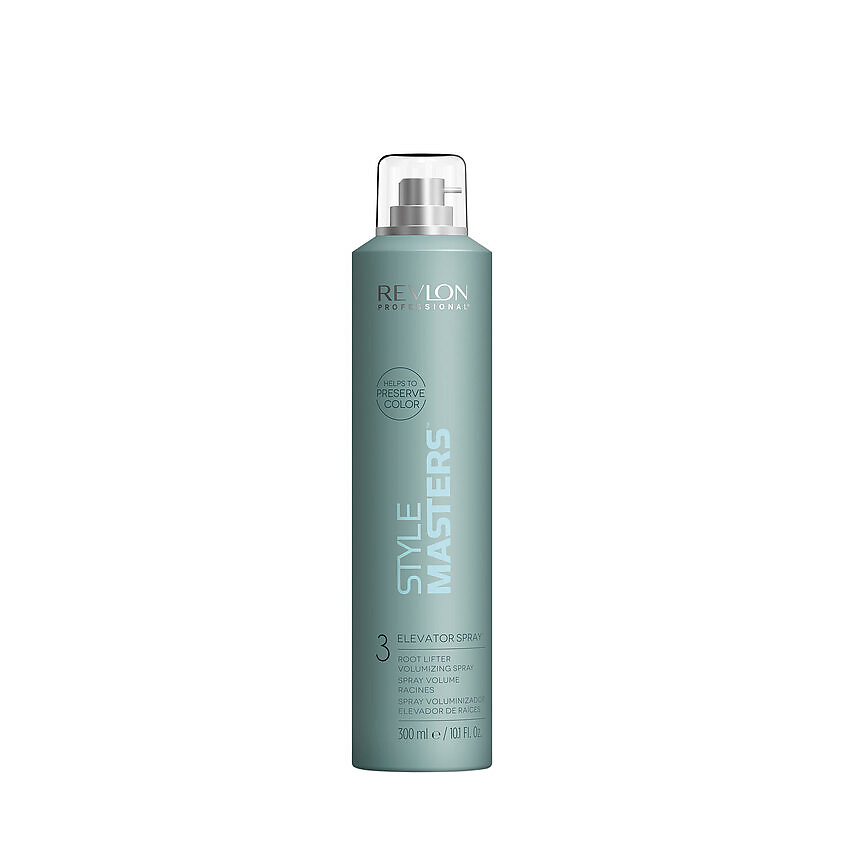 Изображение товара REVLON PROFESSIONAL Спрей для прикорневого объема волос RP Style Masters Elevator Spray, 300 мл Изображение товара REVLON PROFESSIONAL Спрей для прикорневого объема волос RP Style Masters Elevator Spray, 300 мл