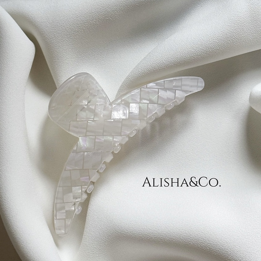 Изображение товара ALISHA&CO. Крабик для волос Rococo Pearl, Перламутровый