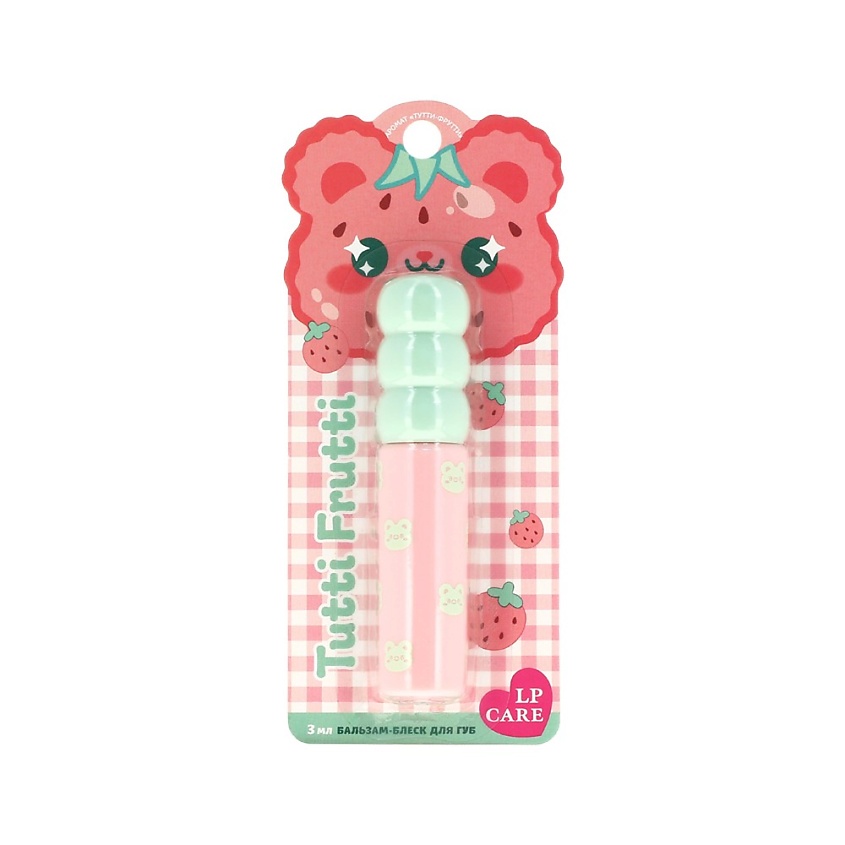 Изображение товара LP CARE Блеск-бальзам для губ BUBBLE Тутти-фрутти, 3 мл