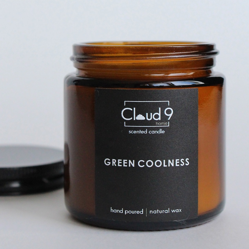 Изображение товара Ароматическая свеча CLOUD 9 HOME Green coolness 120 мл с древесным фитилем