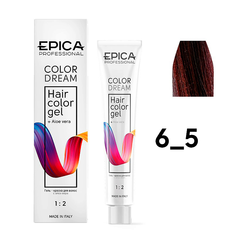 Изображение товара EPICA PROFESSIONAL Гель-краска Colordream 6.5 русый красный махагоновый 100 мл