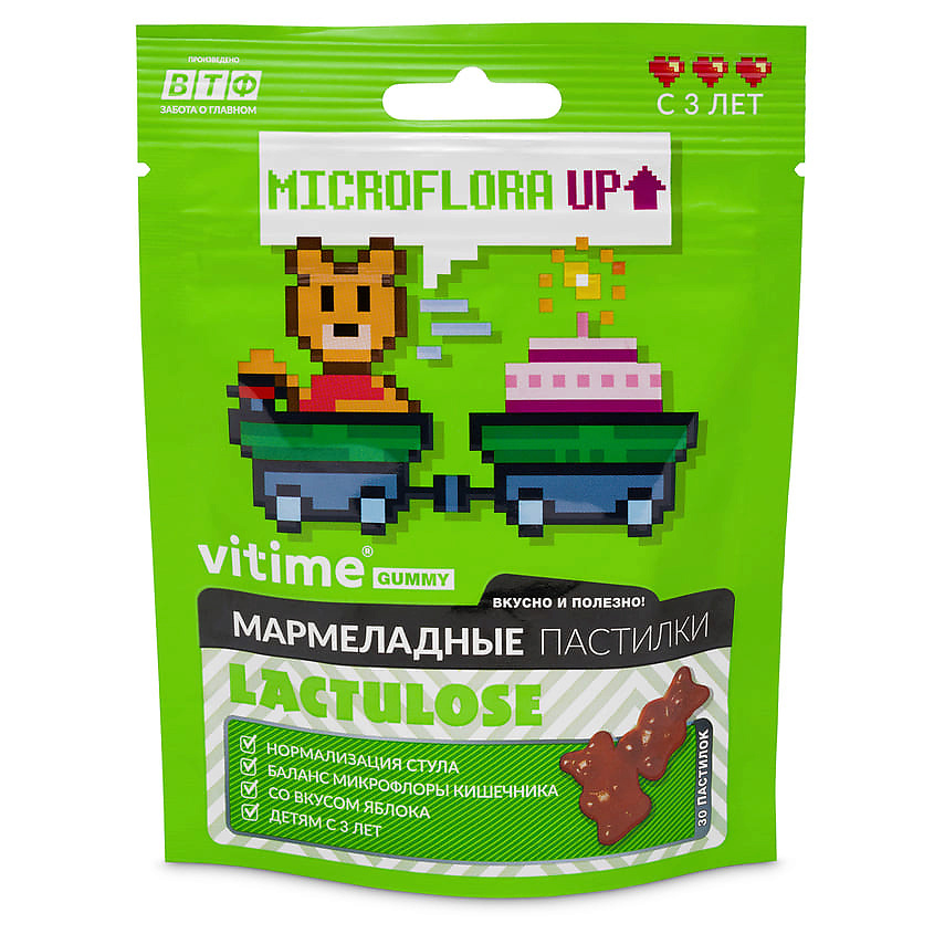 Изображение товара VITIME Мармеладные пастилки Lactulose Лактулоза, 30 шт.