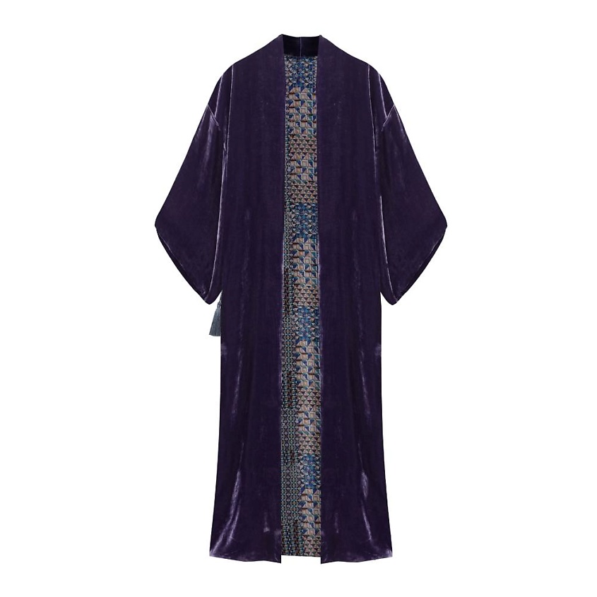 Изображение товара Двустороннее шелковое кимоно SELFSURE Irena XXL роскошь и комфорт