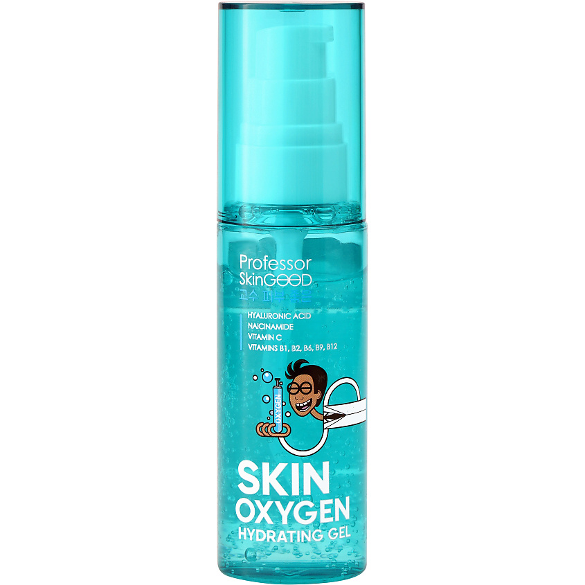 Изображение товара PROFESSOR SKINGOOD Гель для лица увлажняющий "SKIN OXYGEN HYDRATING GEL" с гиалуроновой кислотой и витаминами B и C, 50 мл