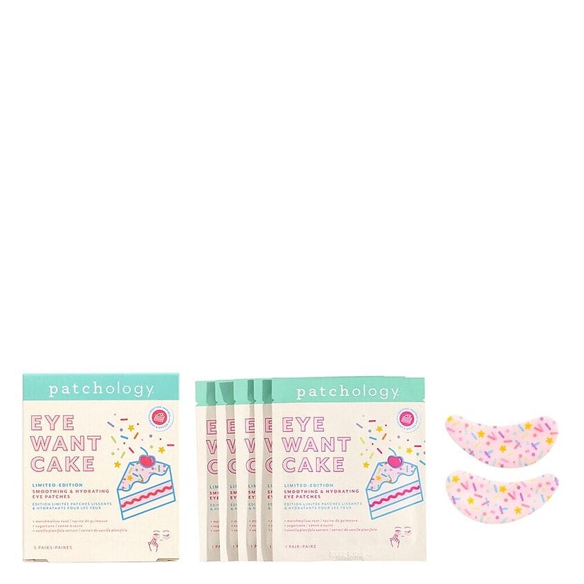Изображение товара PATCHOLOGY Разглаживающие и увлажняющие патчи для глаз Eye Want Cake, 1 шт.