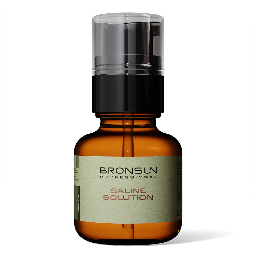 Изображение товара BRONSUN Раствор солевой для обезжиривания бровей и ресниц Saline Solution, 50 мл