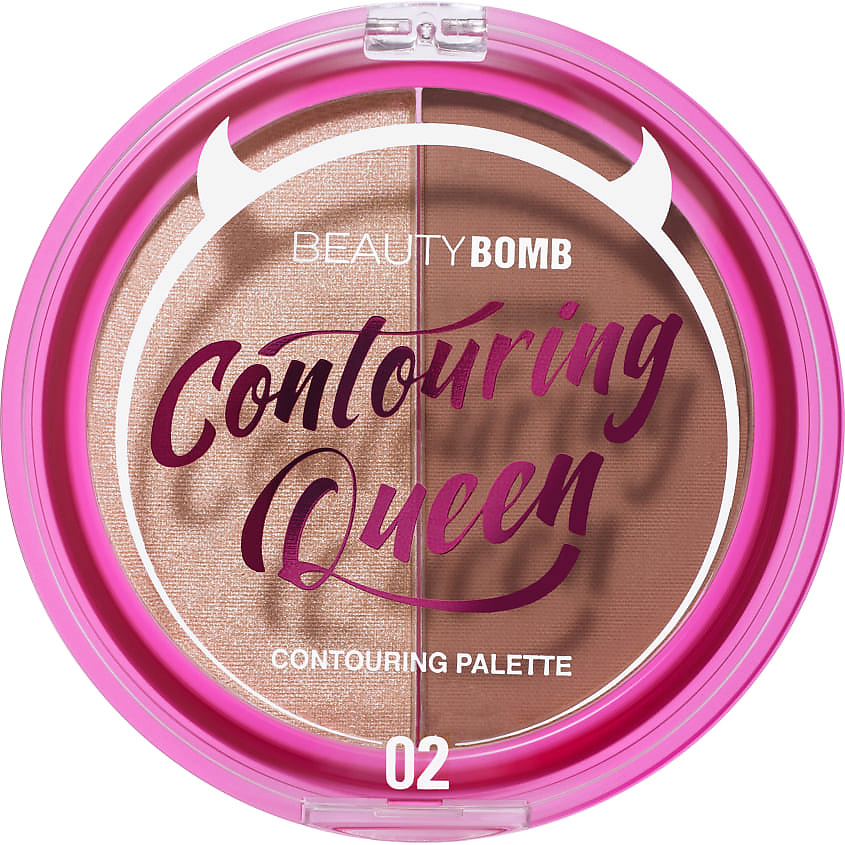 Изображение товара BEAUTY BOMB Палетка для контуринга Contouring palette "Countouring Queen", № 02, 8 г