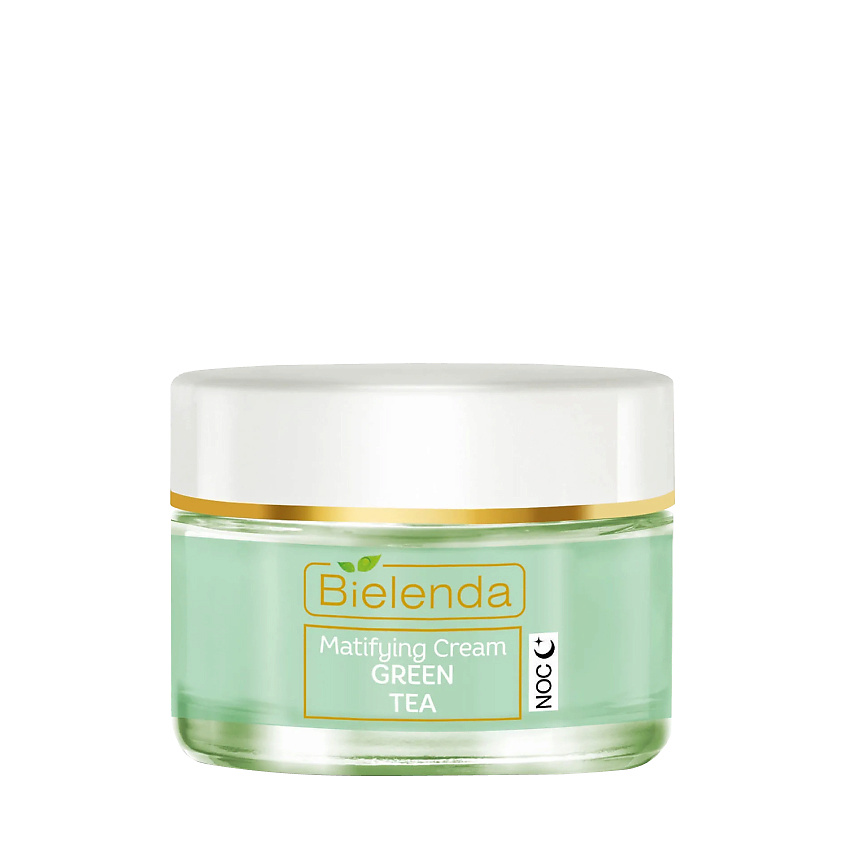 Изображение товара BIELENDA Крем для лица ЗЕЛЕНЫЙ ЧАЙ регулирующий ночной, 50 мл