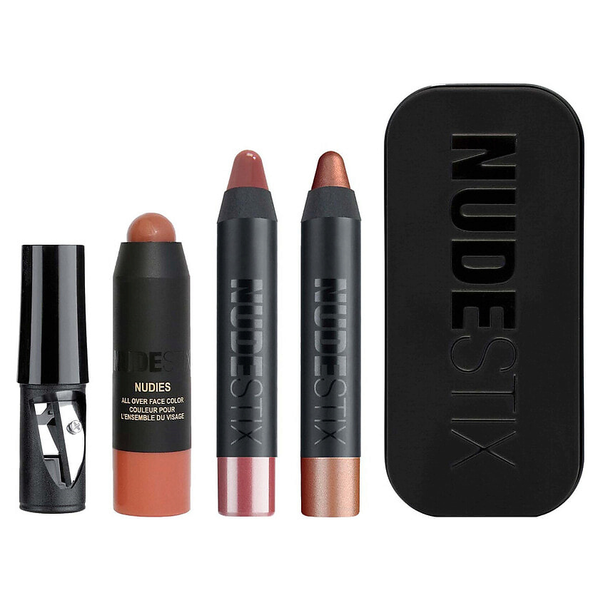Изображение товара NUDESTIX Набор для макияжа Sunkissed Nudes, 1,8 г+ 2*2,5 г