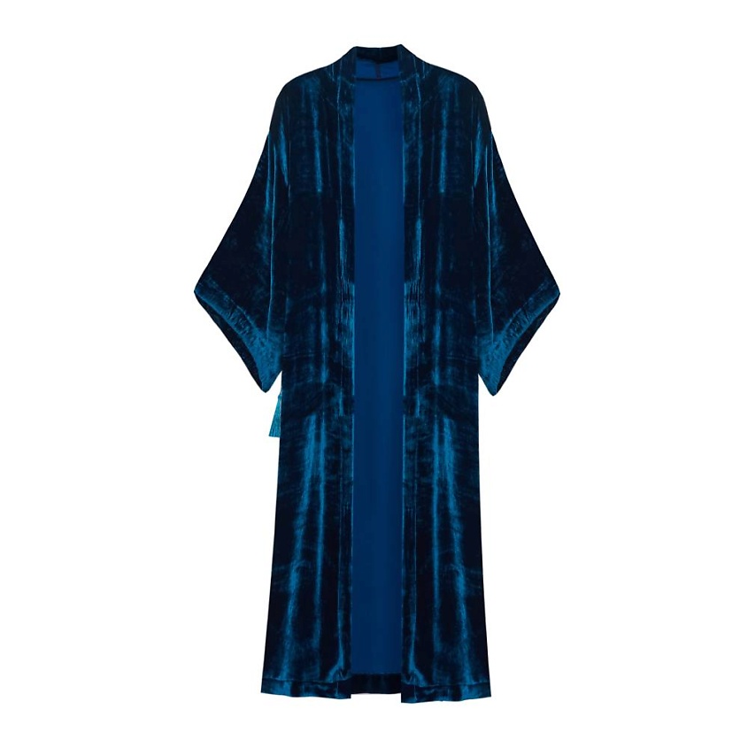 Изображение товара Одностороннее бархатное кимоно SELFSURE Rene из шелка размер S-M