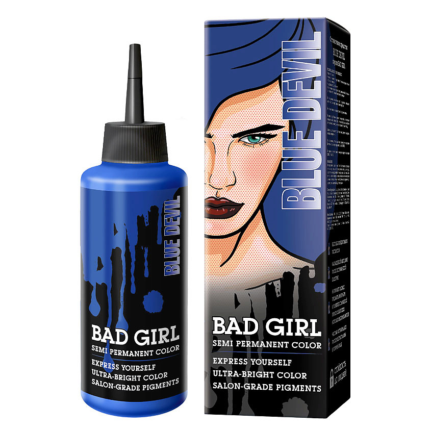 Изображение товара BAD GIRL оттеночное средство, Blue Devil (синий) 150 мл
