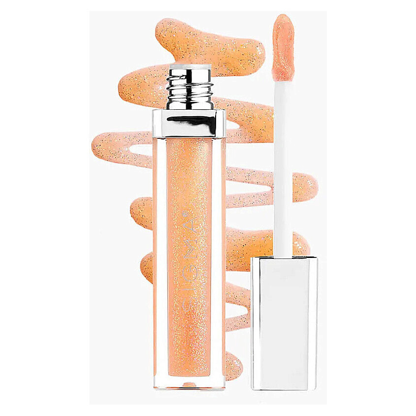 Изображение товара SIGMA BEAUTY Увлвжняющий блеск для губ Hydrating Lip Gloss Glazed, Бежевый