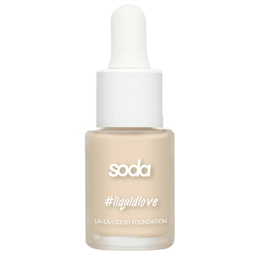 Изображение товара SODA LA-LA-LIQUID FOUNDATION #liquidlove ТОНАЛЬНАЯ ОСНОВА-ФЛЮИД, 102 VANILLA MILKSHAKE, 12 г