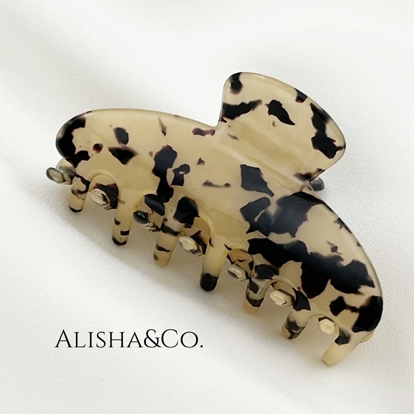 Изображение товара ALISHA&CO. Крабик для волос средний Jolie, Бежевый