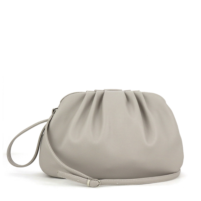 Изображение товара SOLO Сумка клатч пельмень женская на плечо 588-477, бежевый