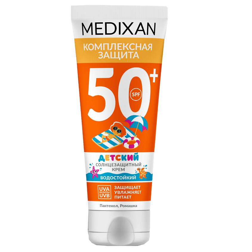 Изображение товара MEDIXAN 5517 Детский Солнцезащитный крем SPF 50+, 100 мл