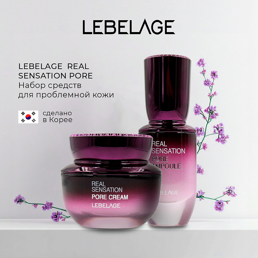 Изображение товара LEBELAGE Подарочный набор средств для проблемной кожи с ниацинамидом, Сыворотка 30 мл + Крем 50 мл