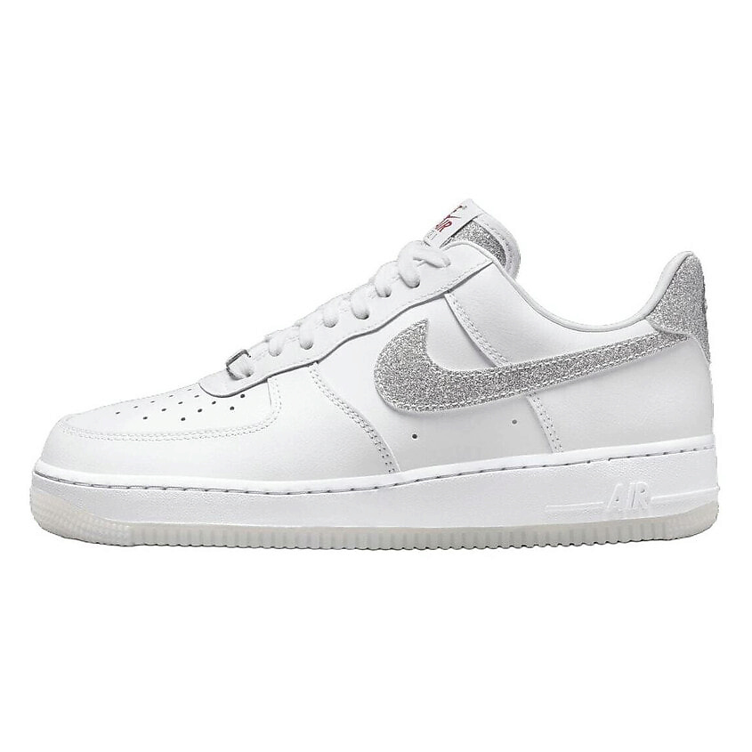 Изображение товара NIKE Кроссовки Air Force 1 Low 07 LX Glitter Swoosh White, Размер 36