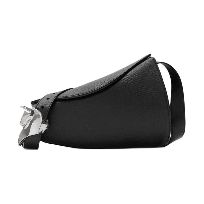 Изображение товара Женская кожаная сумка BURBERRY Horn Leather Crossbody Bag стильный аксессуар