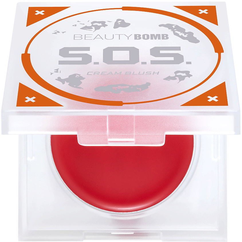 Изображение товара BEAUTY BOMB Кремовые румяна Cream blush S.O.S., № 02, Alert call, 2 г