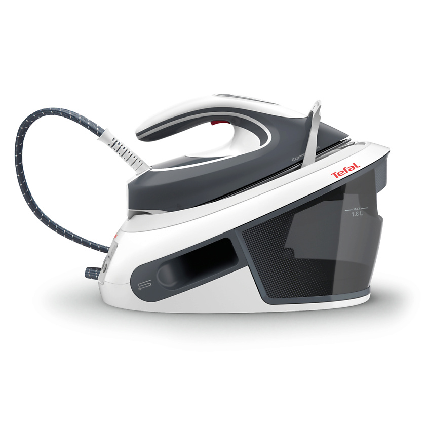 Изображение товара TEFAL Парогенератор Express Airglide SV8020E1, 6,6 бар, резервуаром для воды 1,8 л, системой блокировки, 1600 Вт,