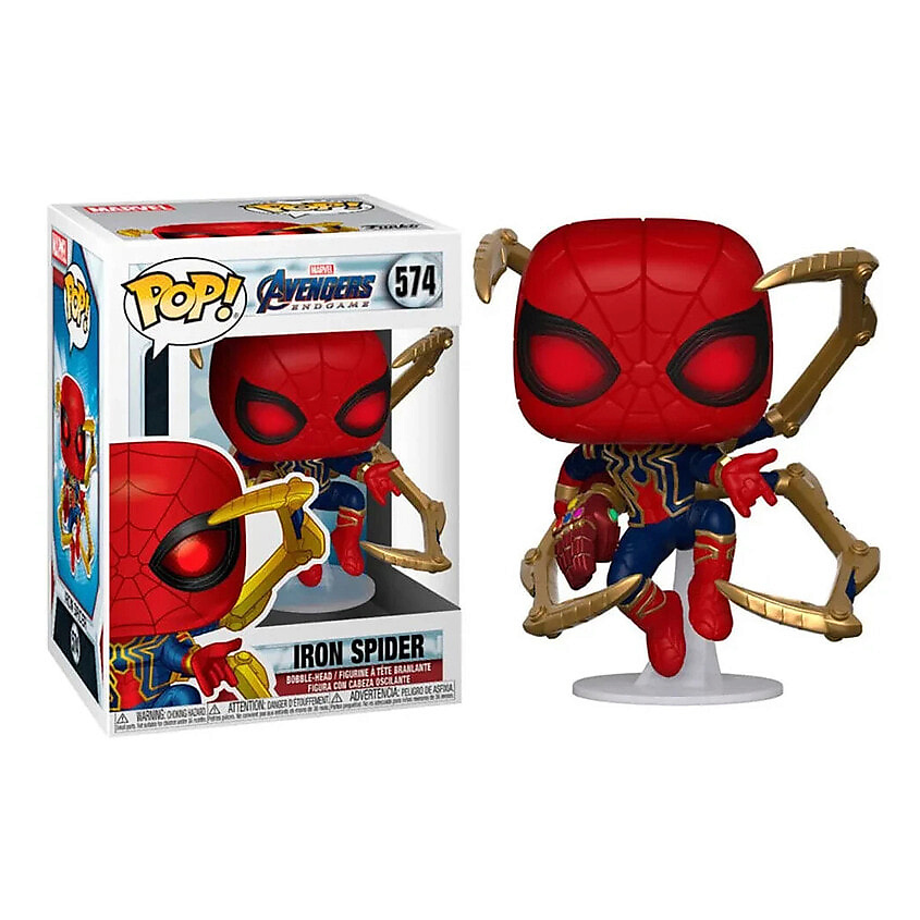 Изображение товара FUNKO Фигурка The Avengers Marvel Iron Endgame Spider With Nano Gauntlet figure, Мультиколор