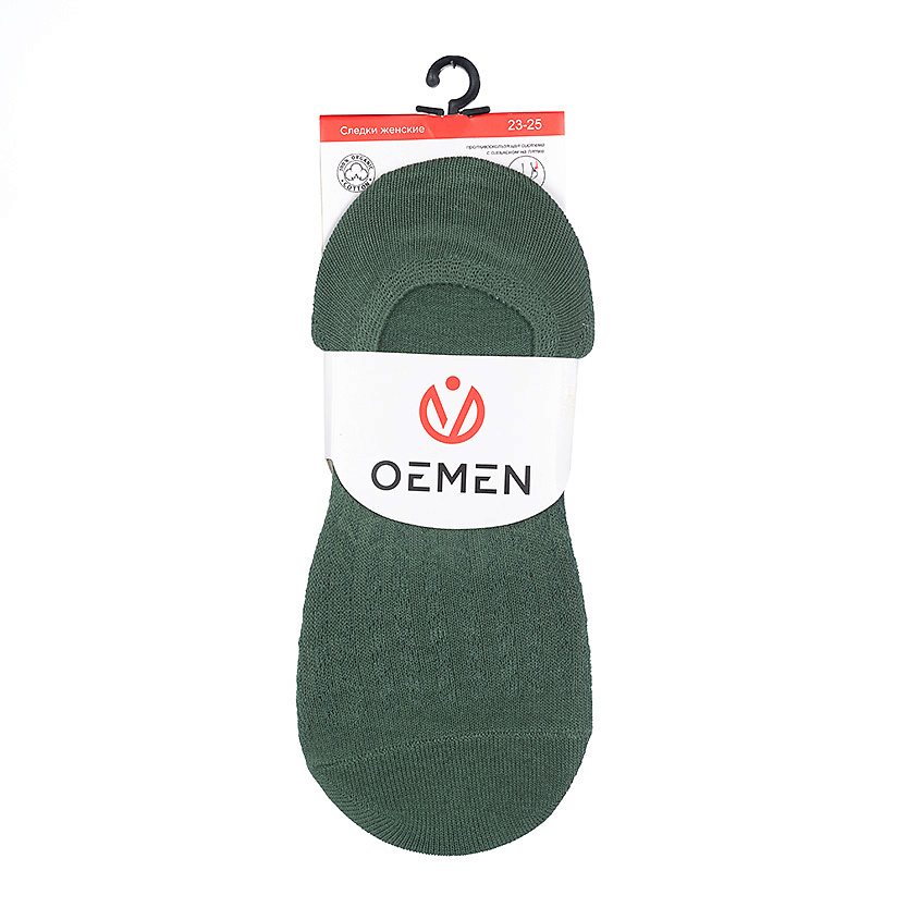Изображение товара OEMEN Следки женские VN217 зеленый, Размер 23-25