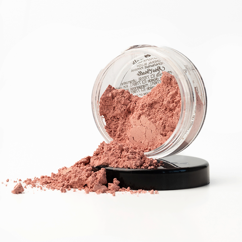 Изображение товара ANAMINERALS Минеральные румяна сатиновые Rosa Corallo, Универсальный теплый оттенок , с переливами золота. Сатиновый финиш