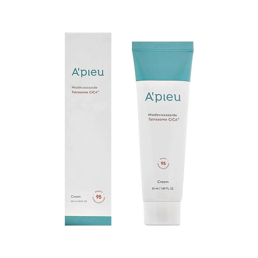Изображение товара A'PIEU Крем для лица MADECASSOSIDE с мадекассосидом и центеллой азиатской (успокаивающий), 1 шт.
