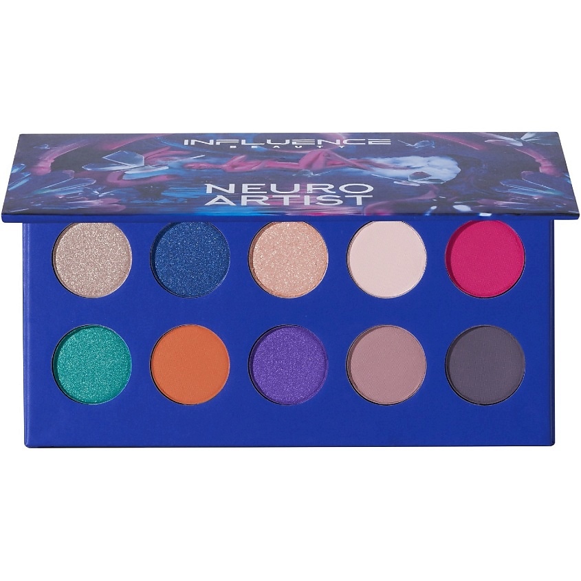 Изображение товара INFLUENCE BEAUTY Палетка теней Neuro Artist, 7 г