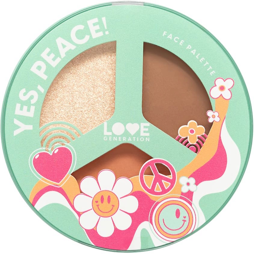 Изображение товара LOVE GENERATION Палетка для лица Yes, Peace! Pure Fantasy 03
