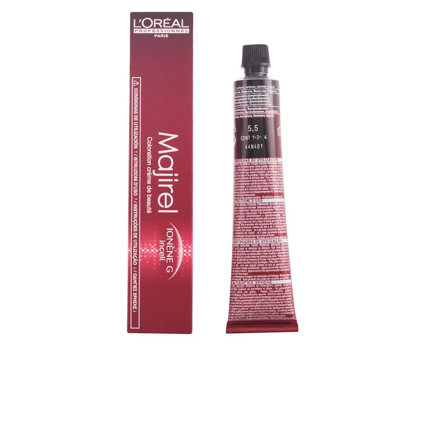 Изображение товара Стойкая крем-краска для волос Majirel 5,5 Light Brown Mahogany L'OREAL PROFESSIONNEL