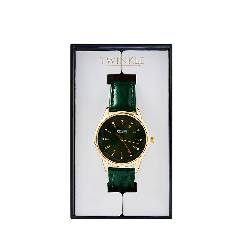Изображение товара TWINKLE Наручные часы японским механизмом Chic Green, 1 шт