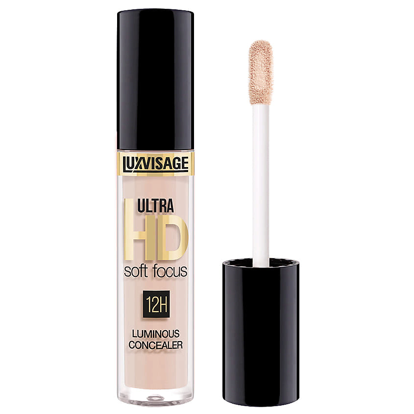 Изображение товара LUXVISAGE Консилер светоотражающий Ultra HD Soft Focus 12h, № 12 Nude, 3,7 мл