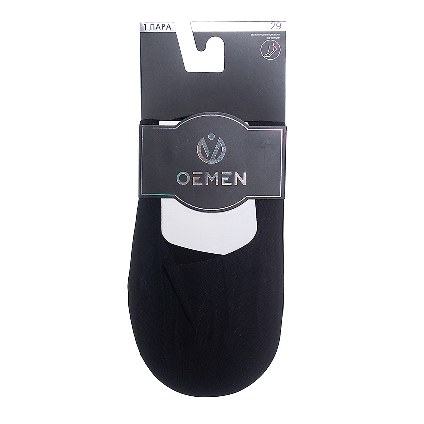 Изображение товара OEMEN Следки мужские 8009 черный, Размер 27