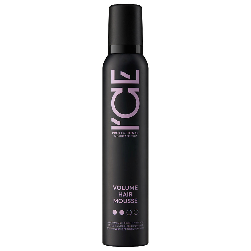 Изображение товара ICE BY NATURA SIBERICA Мусс для придания объёма волосам Professional Volume Hair Mousse, 200 мл