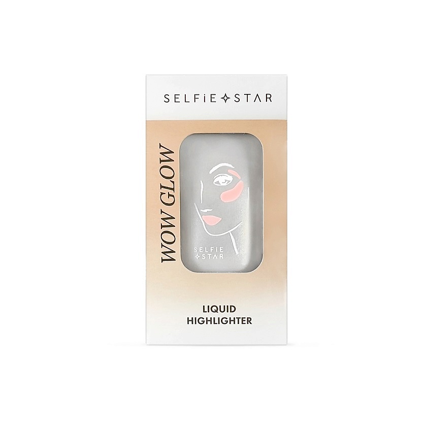 Изображение товара Жидкий хайлайтер Selfie Star Wow Glow My Vibe 20 мл для лица и тела