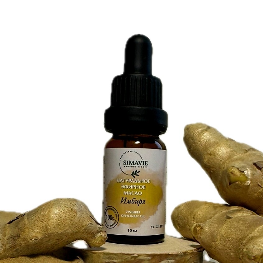 Изображение товара SIMAVIE Натуральное эфирное масло имбиря, 1 шт.