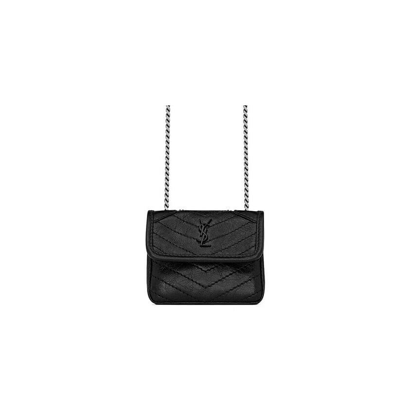 Изображение товара Женская кожаная сумка YVES SAINT LAURENT Niki Cow Leather One Shoulder Черная