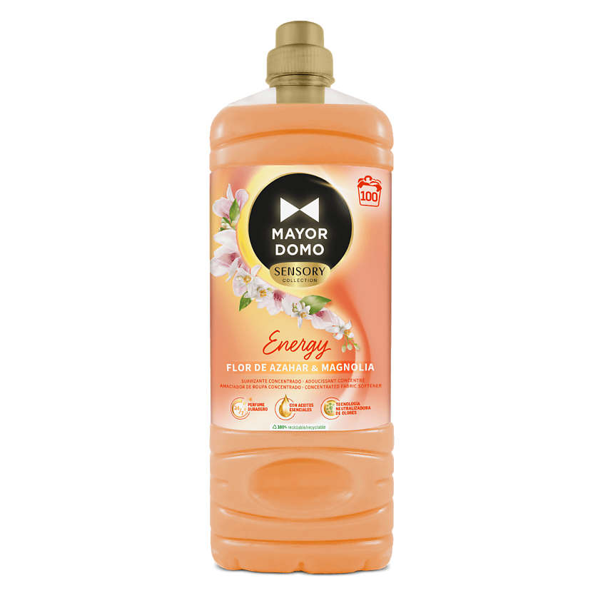 Изображение товара Концентрированный парфюмиированный кондиционер Mayordomo ENERGY 2000мл для белья с ароматом цветов 