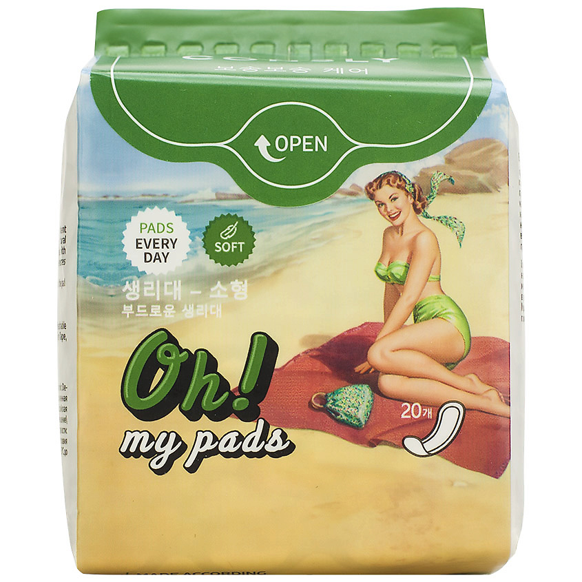 Изображение товара CONSLY Прокладки ежедневные гигиенические Oh! My Pads, 20 шт