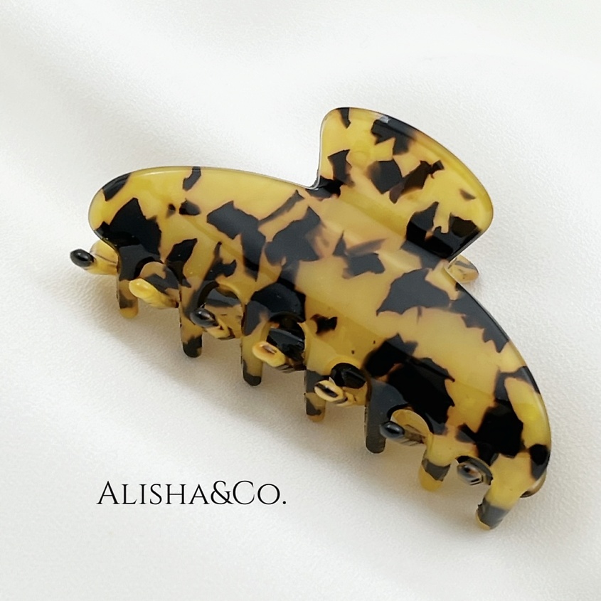 Изображение товара ALISHA&CO. Крабик для волос средний Jolie, Желтый