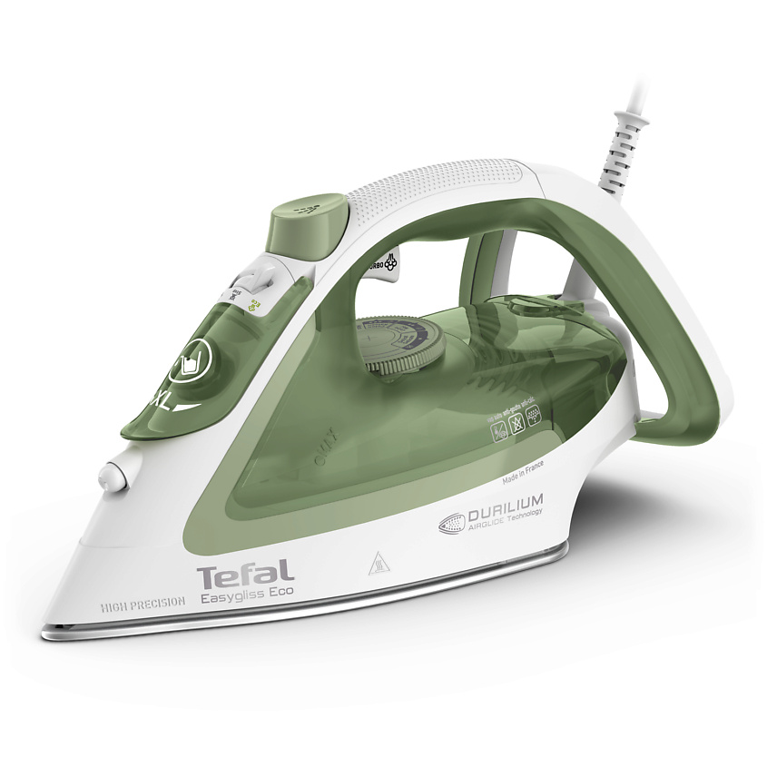 Изображение товара TEFAL Паровой утюг Easygliss Eco FV5781E1, мощность 2800 Вт, паровой удар 260 г/мин, противокапельная система