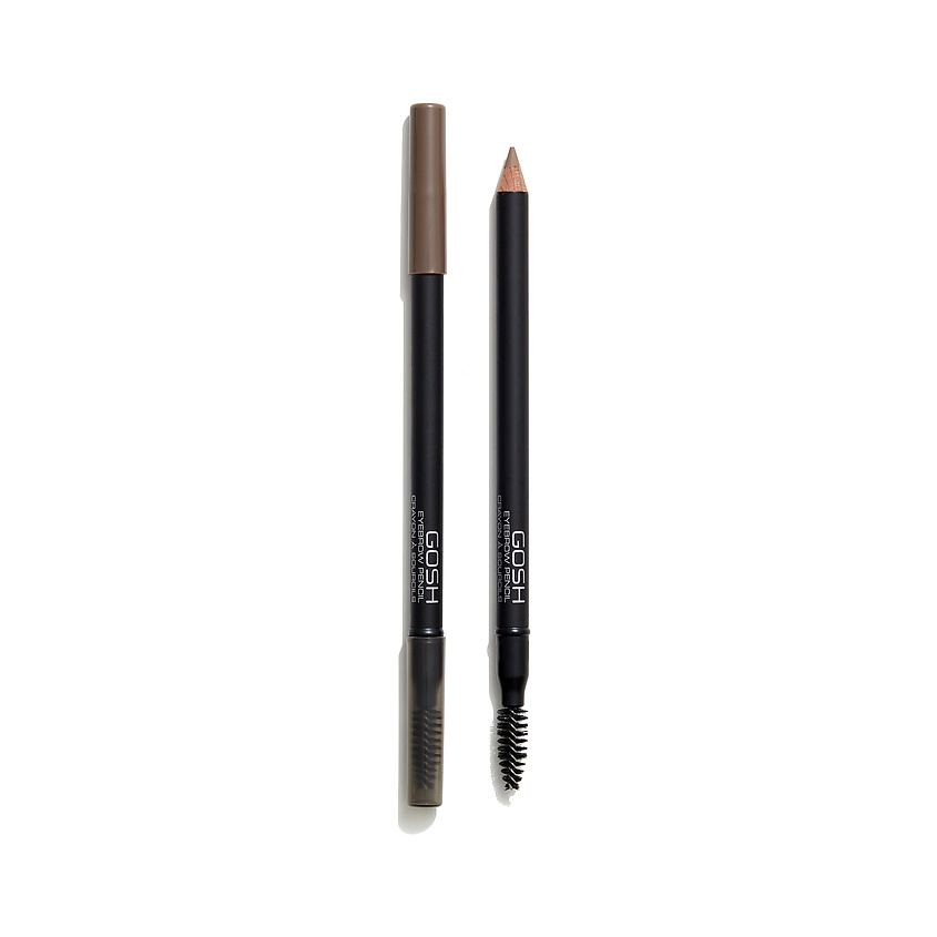 Изображение товара GOSH Карандаш для бровей Eyebrow Pencil, Grey Brown, 1,2 г