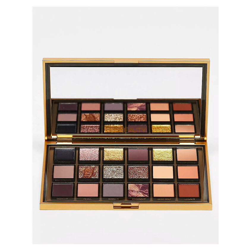 Изображение товара Палетка теней HUDA BEAUTY Empowered с металлическими и матовыми оттенками для выразительного макияж