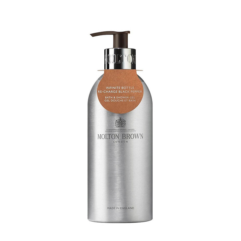 Изображение товара MOLTON BROWN Гель для душа Re-charge Black Pepper Infinite Bottle, 400 мл