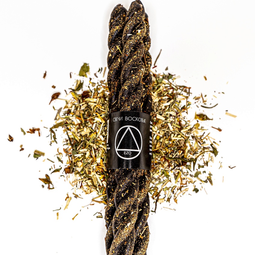 Изображение товара Эзотерические магические свечи из натурального воска для ритуала защиты 3 шт. EZO MPL411849