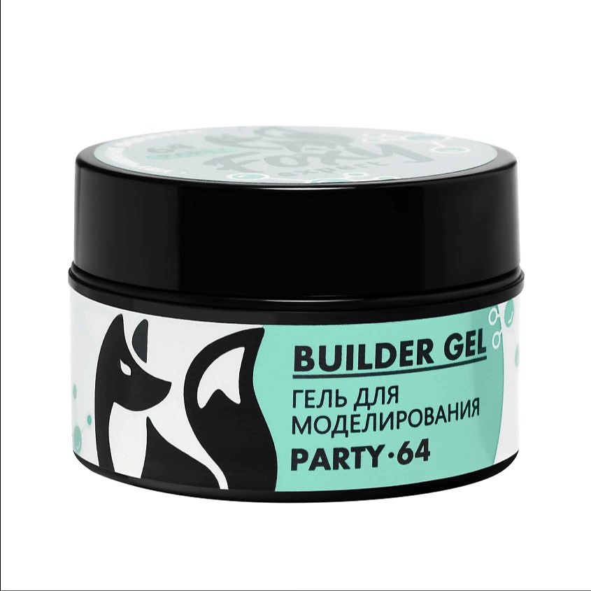 Изображение товара FOXY EXPERT Гель для наращивания с блестками "Новая формула" №064, Зеленый