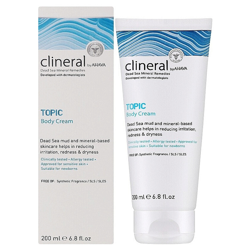 Изображение товара AHAVA Крем для атопичной кожи Clineral Topic Body Cream, 200 мл